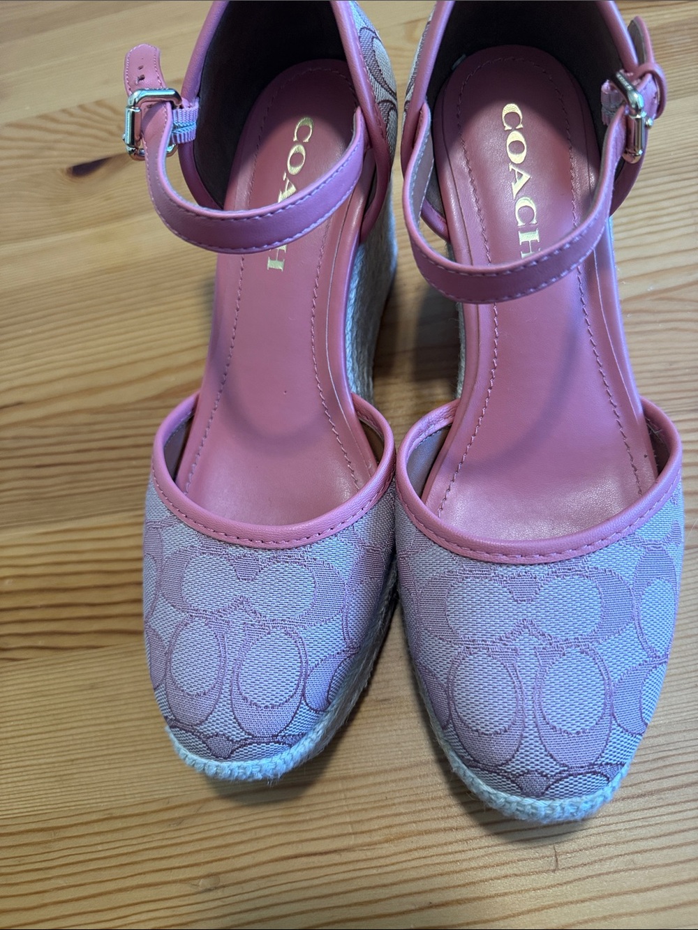 Coach Raine Espadrille In Signature Jacquard